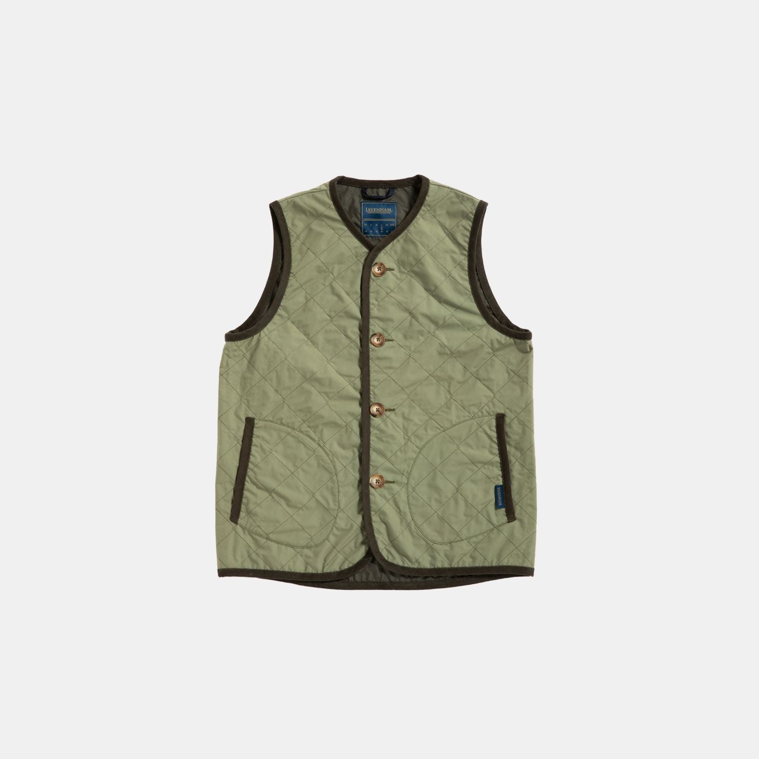 トップス LAVENHAM Cotton Unwadded Gilet Mens Unwadded Gilet