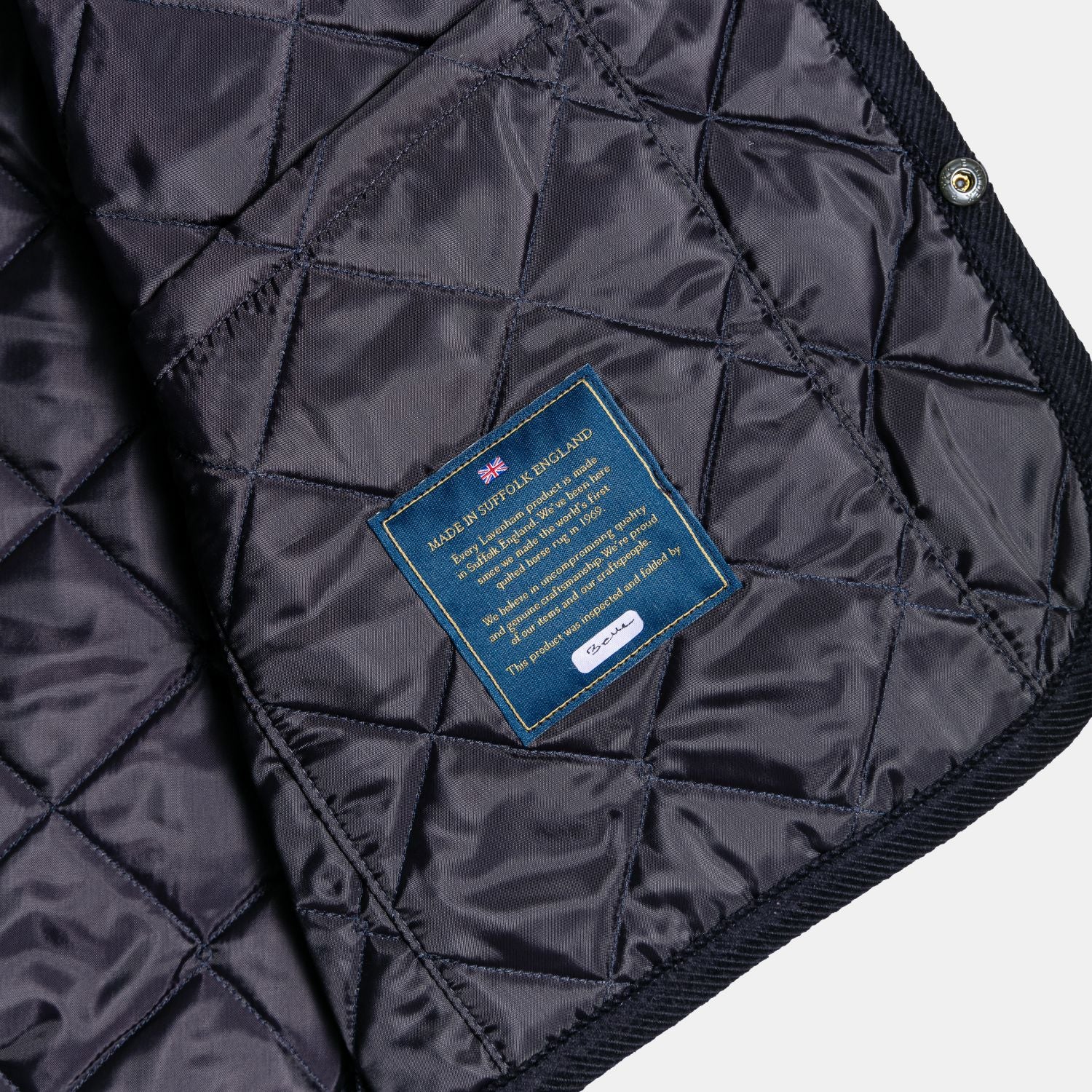 ジャケット・アウター LAVENHAM DUBLIN MENS RC Suffolk Navy L Dublin